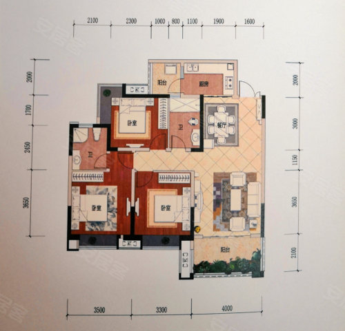 宜昌建投时代印户型图图片