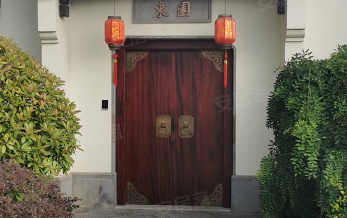 小区新中式随墙门中式韵味十足