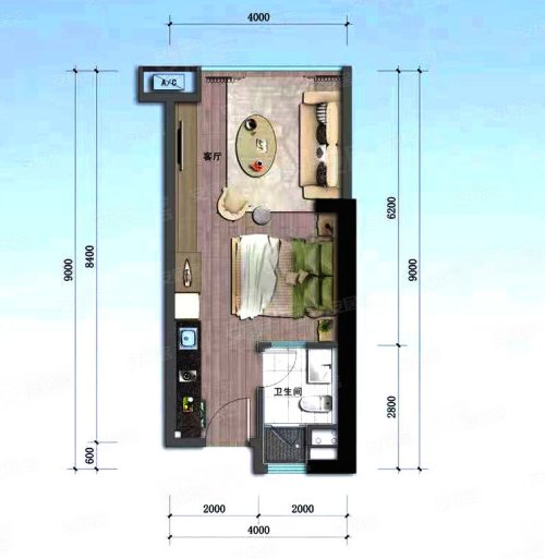 九铭屿海户型图