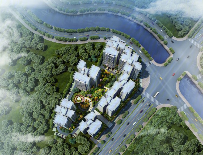 东润华庭一半公园一半生活配套应有俱有