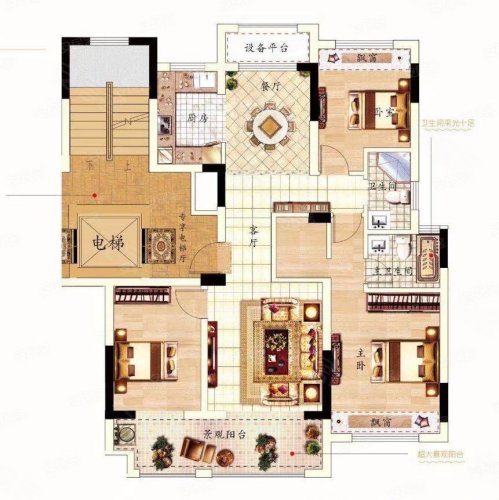 对h户型-3室2厅2卫的点评:富贵城现在还有房源吗?