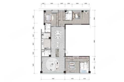 天府公园未来城,3室2厅4卫,双燕路东段1399、1388号,天府公园未来城星瀚4#-1单元-2-1 - 安居客