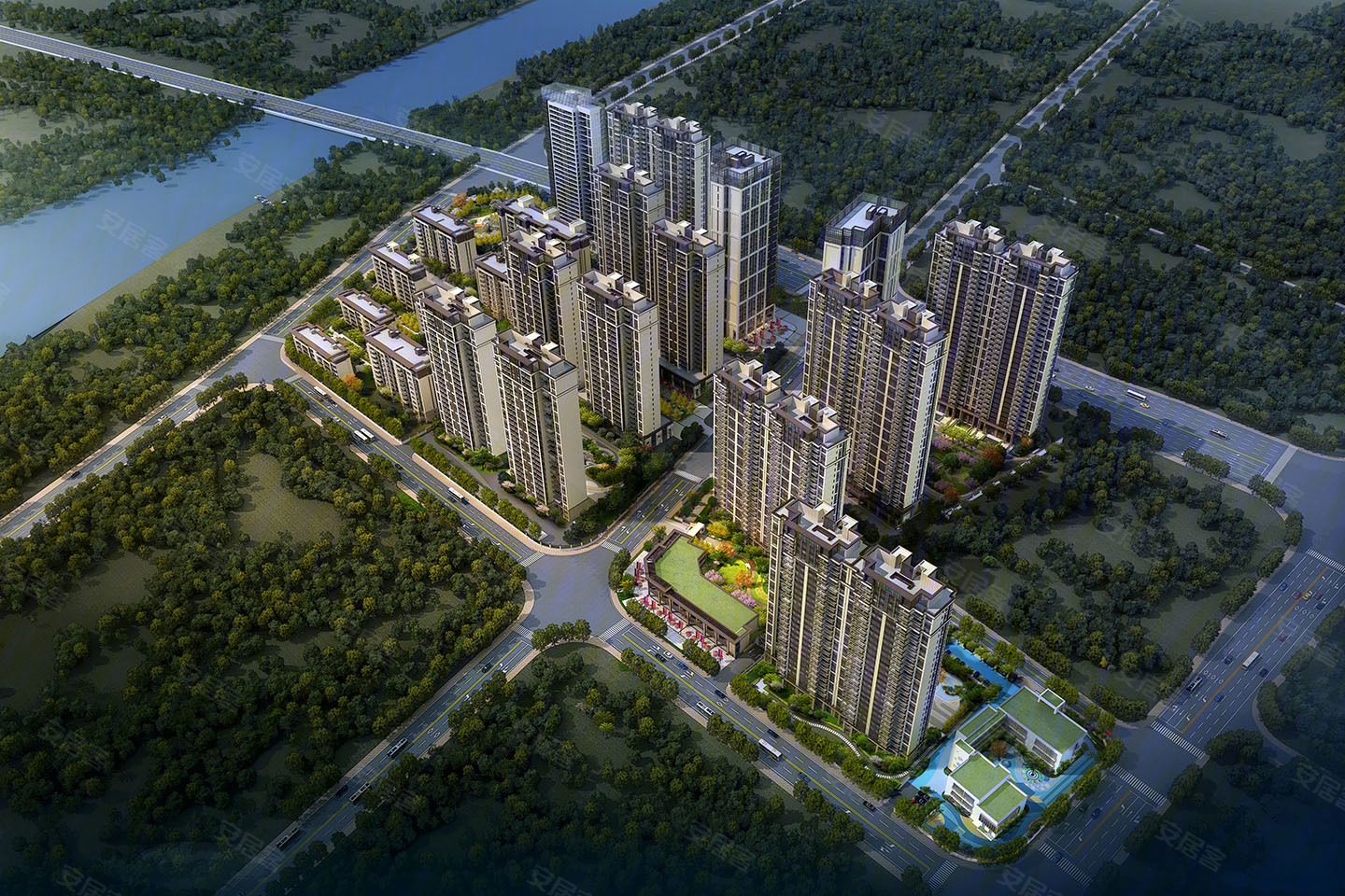 南益名士豪庭专车看房