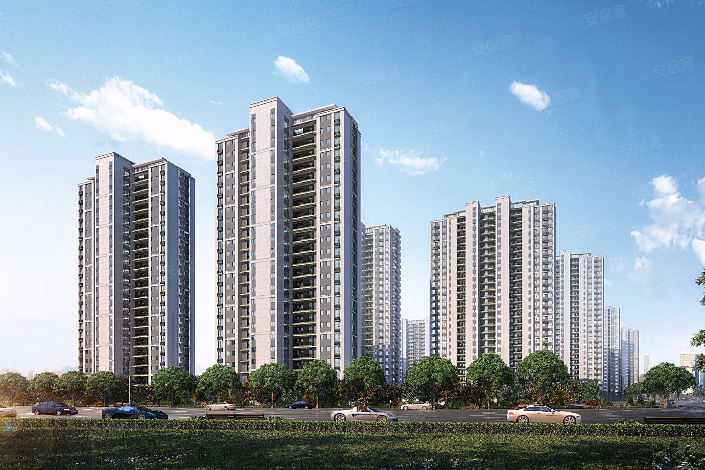 三江理想城专车看房