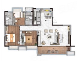 南光城长洛里户型图