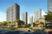 杭州周边富阳山水国际楼盘新房真实图片