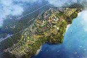 晋宁古滇片区环球融创滇池南湾未来城楼盘新房真实图片