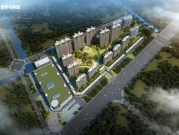  Real pictures of new buildings in Shangfu Building, Fucheng Park, Yingshang High speed Railway New Area