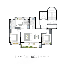 南光城长洛里户型图