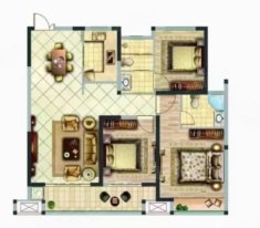 中昶书香澜庭户型图