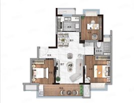 南光城长洛里户型图