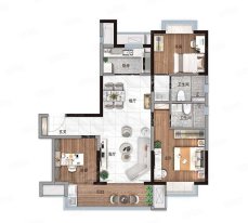 南光城长洛里户型图