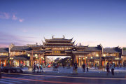  Real pictures of new buildings in Xiangxi Secret Land, Qianzhou Ancient City, Jishou City