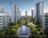 新都区新都新城香投大悦城公园里楼盘新房真实图片